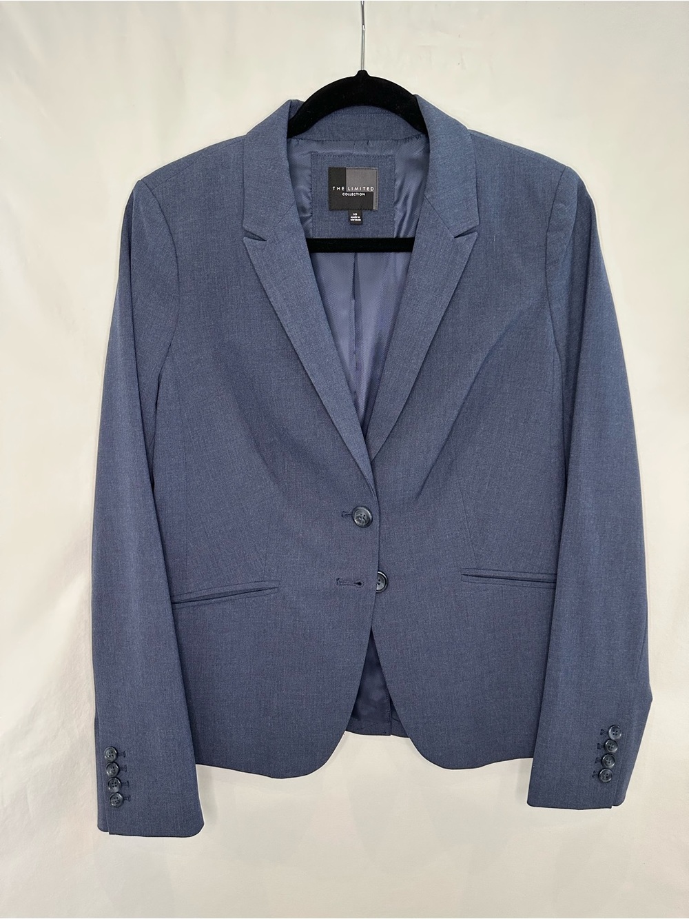 The Limited Slate Blue Women's Two-Button Blazer